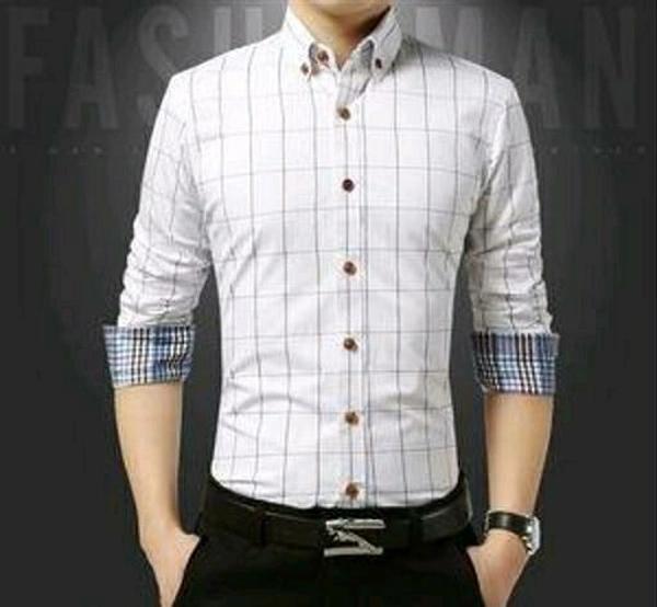 Men's Shirt  - White, S