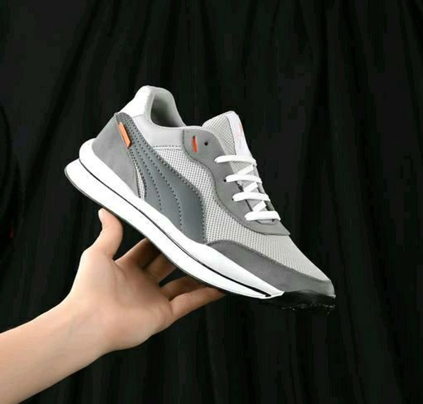Trendy Casual Shoes  - Silver, 9