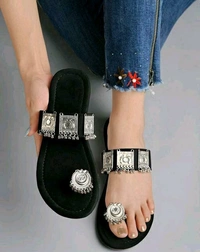 Ladies Sandal - Black, 9
