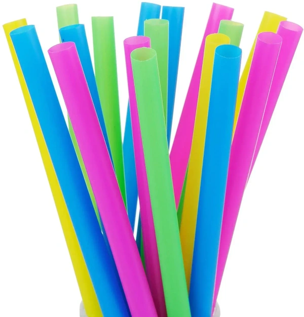 MILKSHAKE STRAWS - 100 PIECES, Milano Red