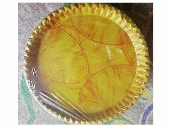 MULTI COLOR YELOW PLATE (12 plates) - 12 INCH, Geebung
