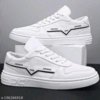 Trending Shoes For Men Grey And White | Combination | Unisex Design 156266917 - Gray, IND6