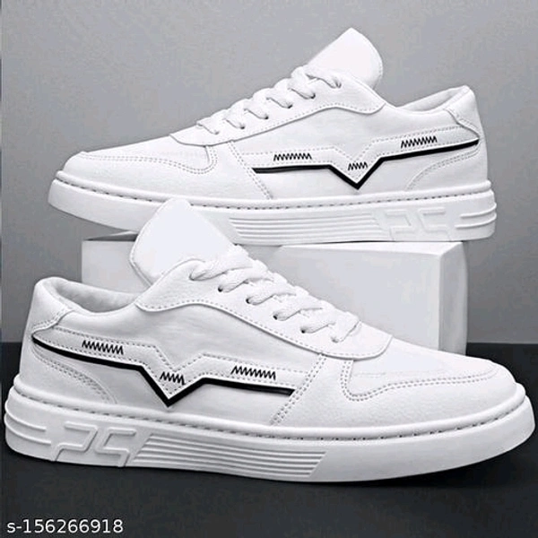 Trending Shoes For Men Grey And White | Combination | Unisex Design 156266917 - Gray, IND6