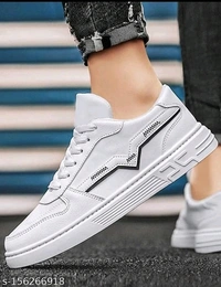 Trending Shoes For Men Grey And White | Combination | Unisex Design 156266917 - Gray, IND6