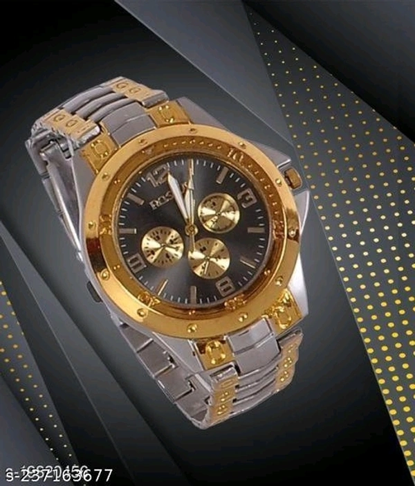 Premium Watchea For Botth Men And Women - Golden, Free Size