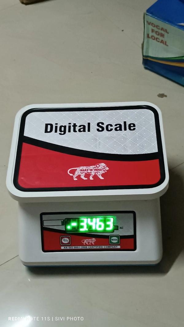Joshua/Global Scale Mini Abs 20kg/10kg - White,red, 175*225MM