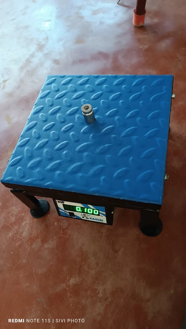 Kaviri Ms Model Scale 300*300mm 100kg - Black, 300*300mm