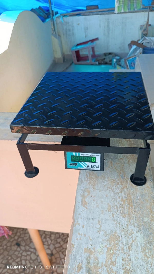 Joshua/Global Scale 300kg 500kgMS Model 400*400mm - Black, 400*400mm