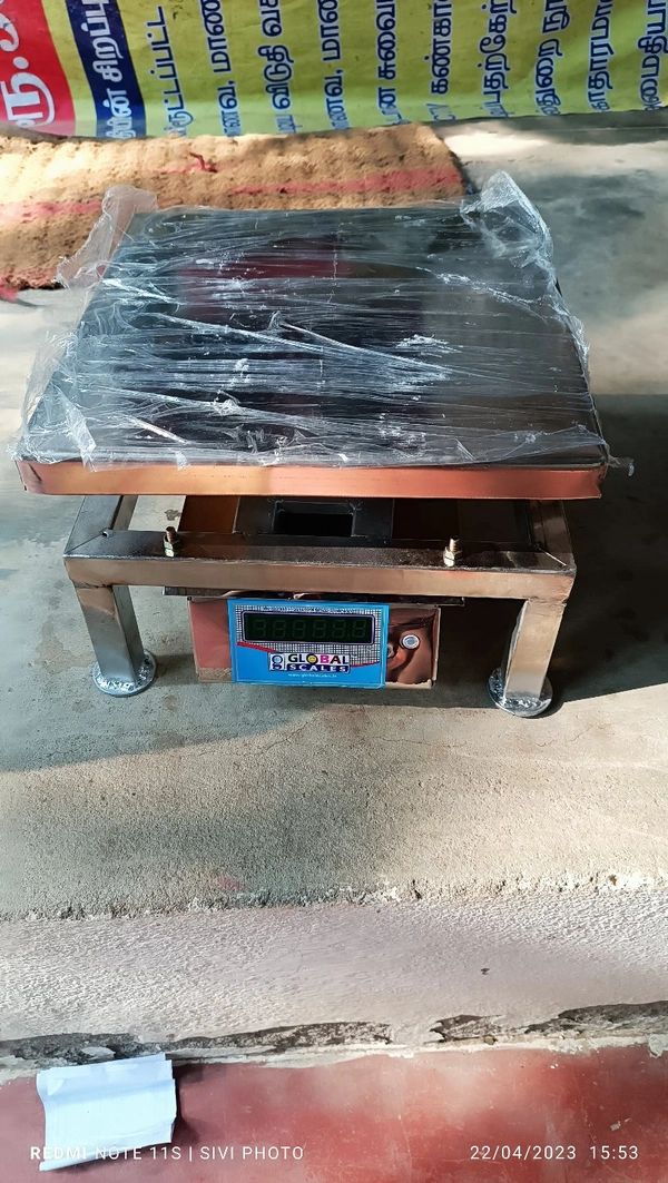 300kg Full SS Model Types Global 300*300mm - Silver Chalice, 300*300mm