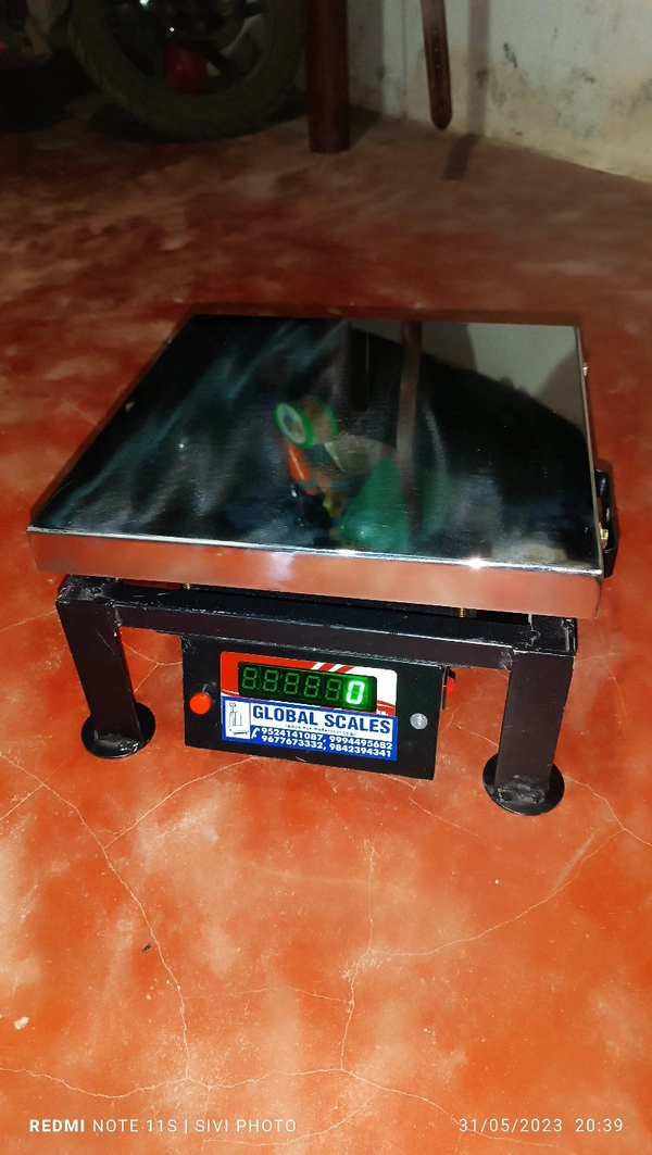 200kg,150kg,100kg  Ss Model 310*310mm - Silver, 310.310mm