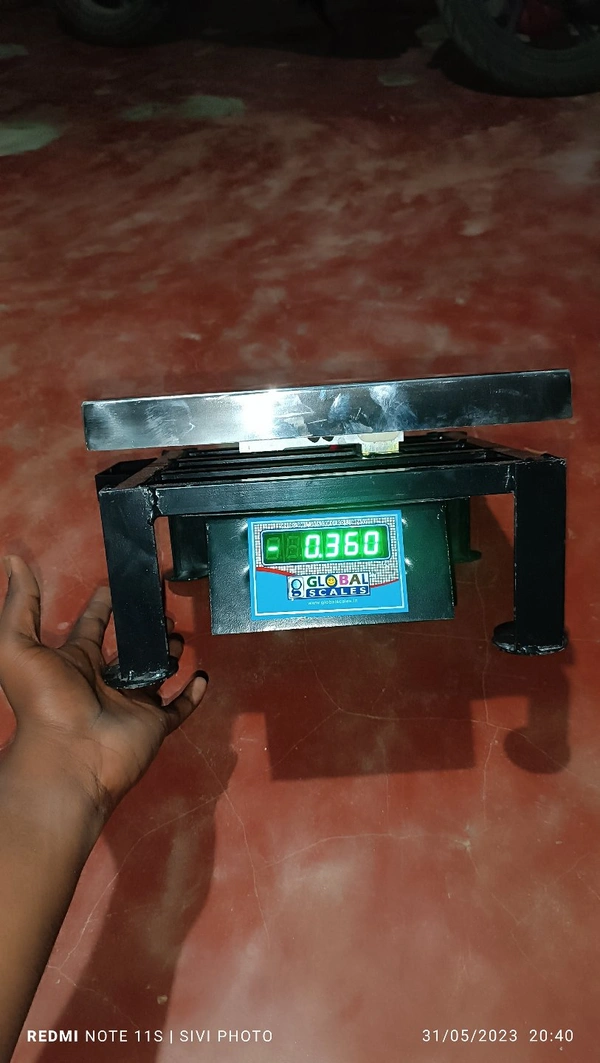 200kg,150kg,100kg  Ss Model 310*310mm - Silver, 310.310mm