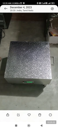 Waterproof Model Full SS Model  - Silver, 400*400mm