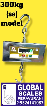 300kg Ss Hanging Scale  - Silver