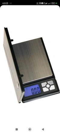 {1kg10mg} Mini Note Book Model Jewelleri Scale 1kg  - Black