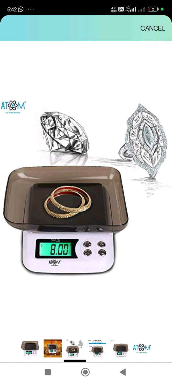 Mini Jewelleri Scale 2kg 10mg - White