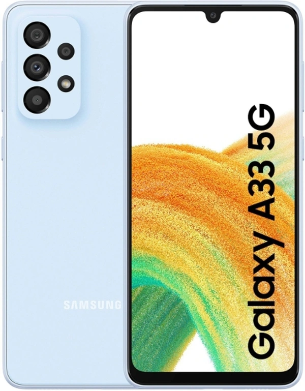 SAMSUNG Galaxy A33 (Awesome Blue,6 + 128 GB)