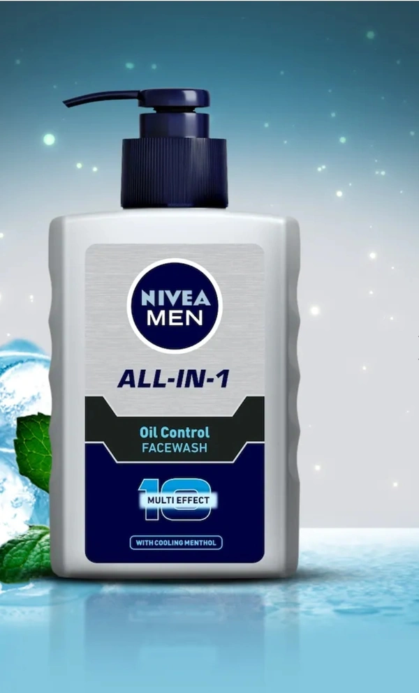Nivea Men Niva Face Wash - White, 150g