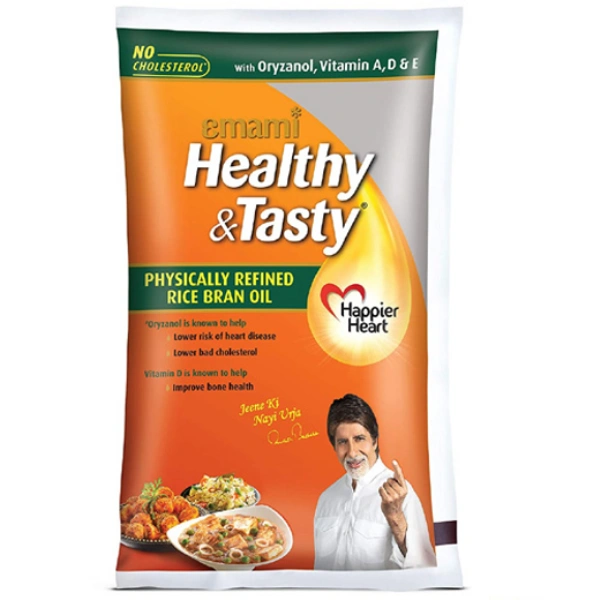 Emami Healthy & Tasty Rice Bran Oil 1L