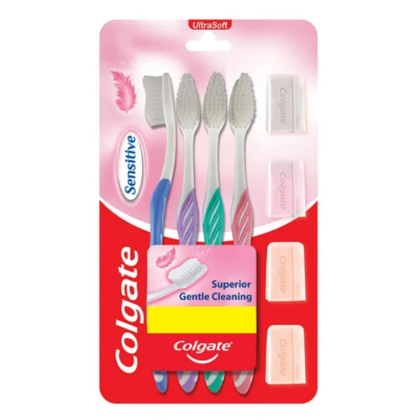 Colgate Sensitive Soft Bristles Toothbrush 4 Pcs