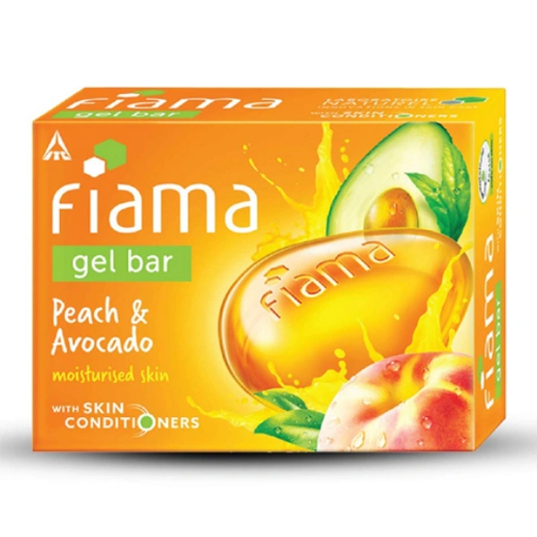 Fiama Gel Bar Peach and Avocado 125g Pack of 3