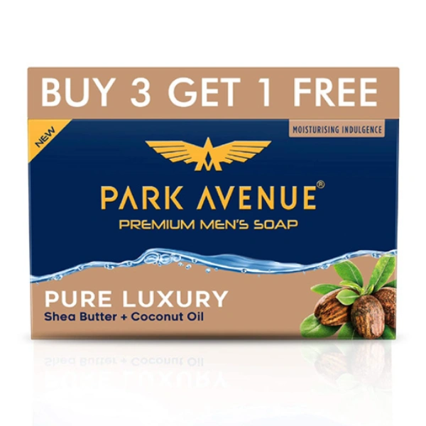 Park Avenue Premium Men’s Soap Shea Butter+ Coconut Oil 125g BUY 3 GET 1