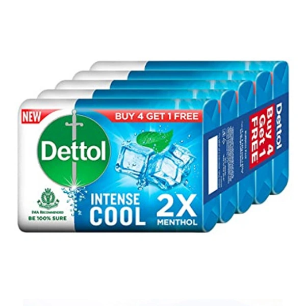 Dettol Cool Germ Protection Bathing Soap 125gm (Pack of 5)