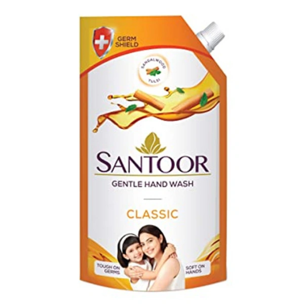 Santoor Classic Gentle Hand Wash 750ml