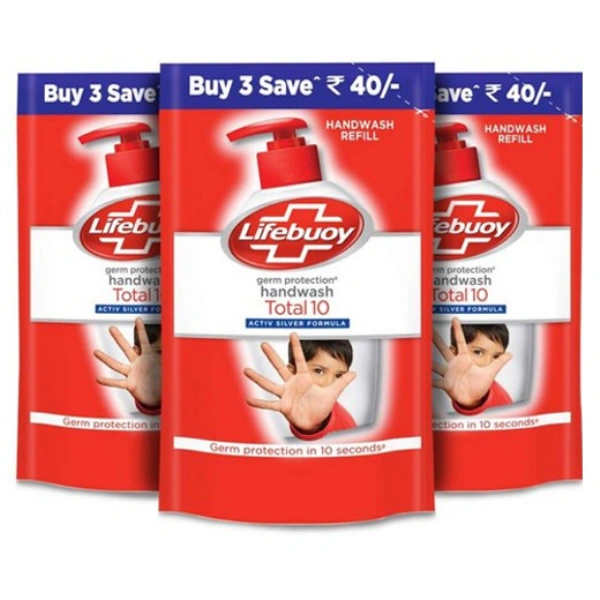 Lifebuoy Total 10 Handwash Refill 3 x 185 ml