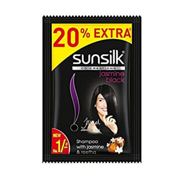 Sunsilk Black Shine Shampoo (50% Extra) 4ml