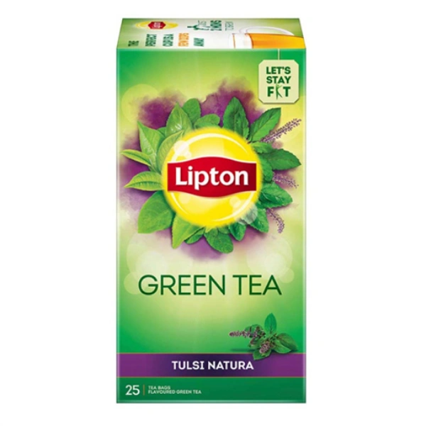 Lipton Tulsi Natura Green Tea Bags 25 Pieces