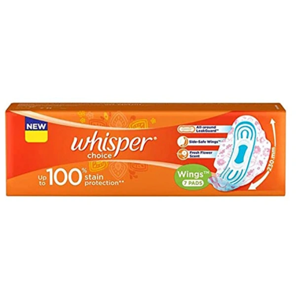 Whisper Choice Sanitary Pad Pack Of 7