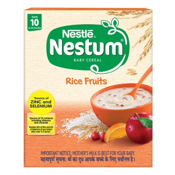 Nestle Nestum Rice & Fruits 10 Months-24 Months Stage-3- 300g
