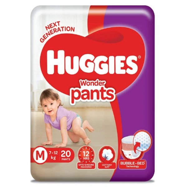Huggies Wonder Pants M (7 - 12 kg) Pack Of 20
