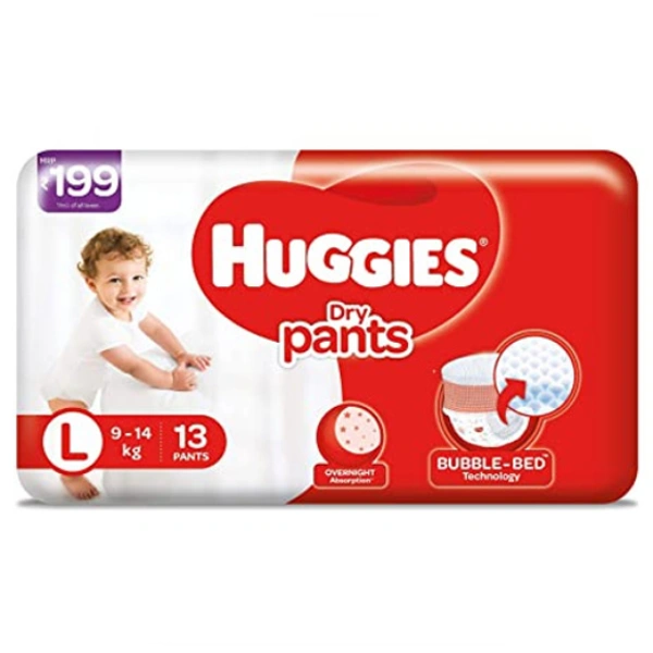 Huggies Dry Pants L (9 - 14 kg) Pack Of 13
