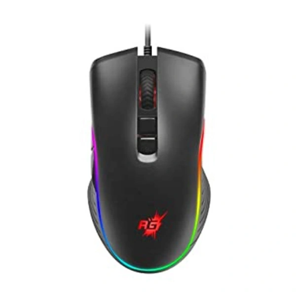 Redgear A-20 Wired Gaming Mouse with RGB and Upto 4800 dpi for Windows PC Gamers