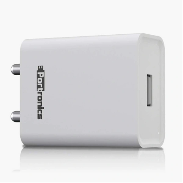 Portronics USB Wall Adapter 2.4A 