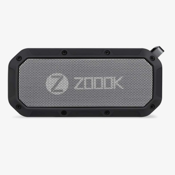 Zoook Bass Warrior Portable Wireless Bluetooth Speaker with Mic (Black)