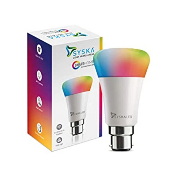 Syska 7-Watt Smart LED Bulb Compatible with Amazon Alexa