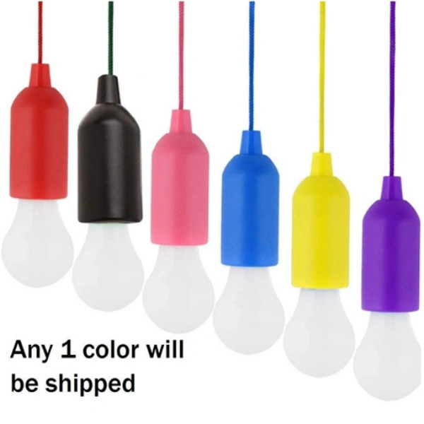 Creative Tug Stretch Pull to Turn ON/OFF Portable Hanging String Rope LED Bulb