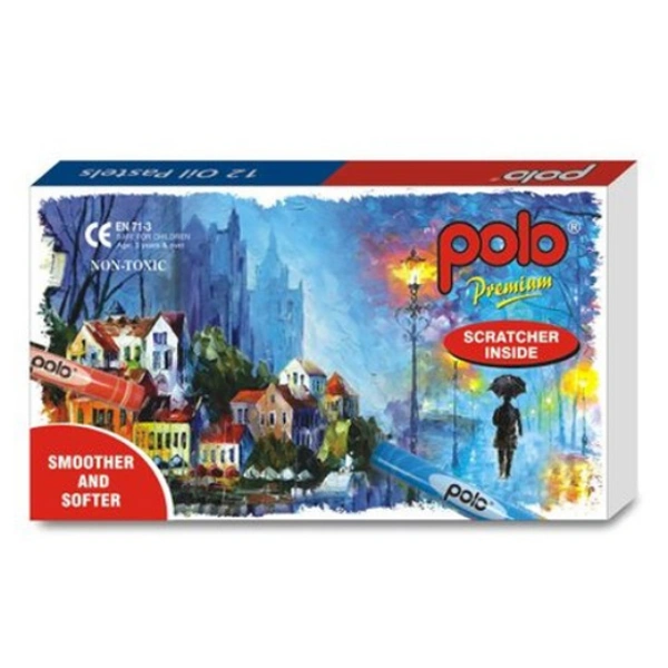 Polo Multi Color Oil Pastels 12 shades