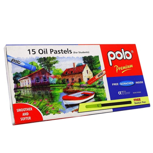 Polo Multi Color Oil Pastels 15 shades
