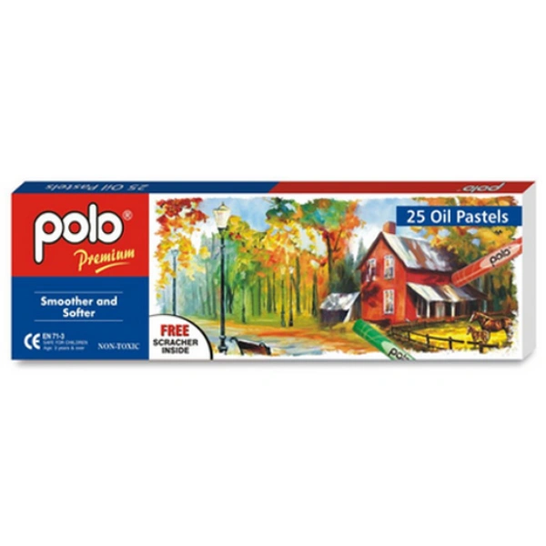 Polo Multi Color Oil Pastels 25 shades