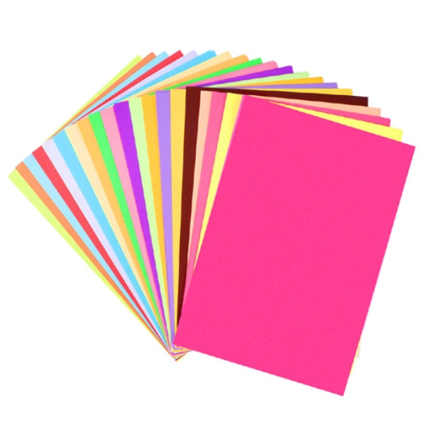 100Pcs Hand Craft Paper Practical A4 Size Colored Paper