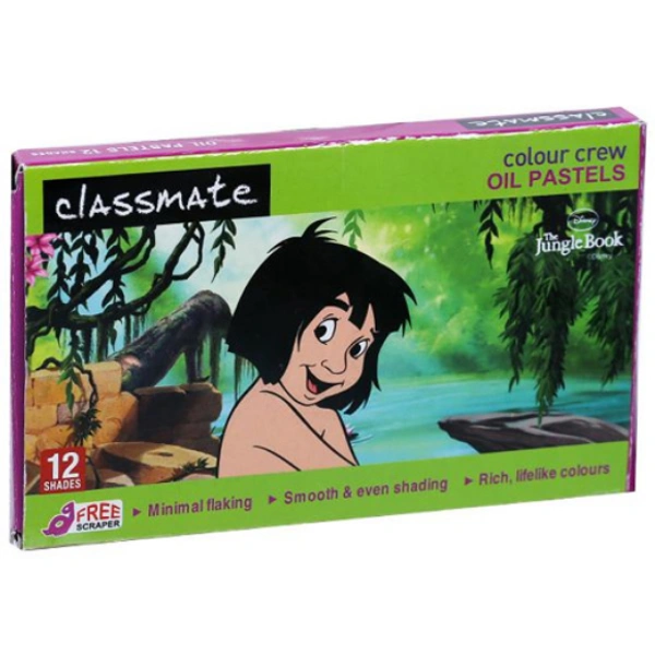 Classmate Colour Crew Oil Pastels Jungle Book 12 Shades