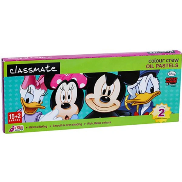 Classmate Colour Crew Oil Pastels Pack Of 17