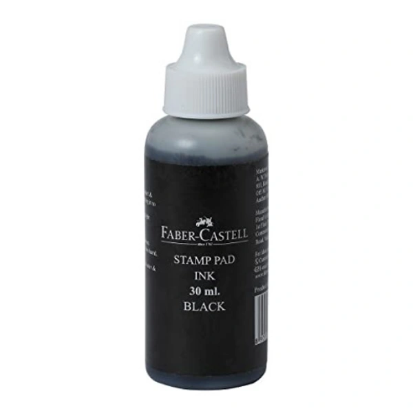 Faber-Castell Stamp Pad Ink - 30ml (Black)