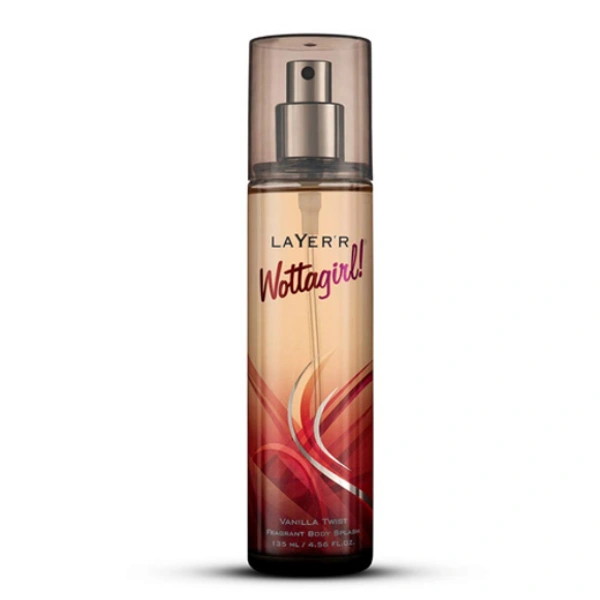 Layerr Wottagirl Body Splash Vanilla Twist 135 ml
