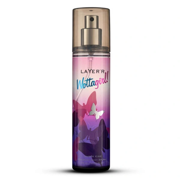 Layerr Wottagirl Body Splash Amber Kiss 135 ml
