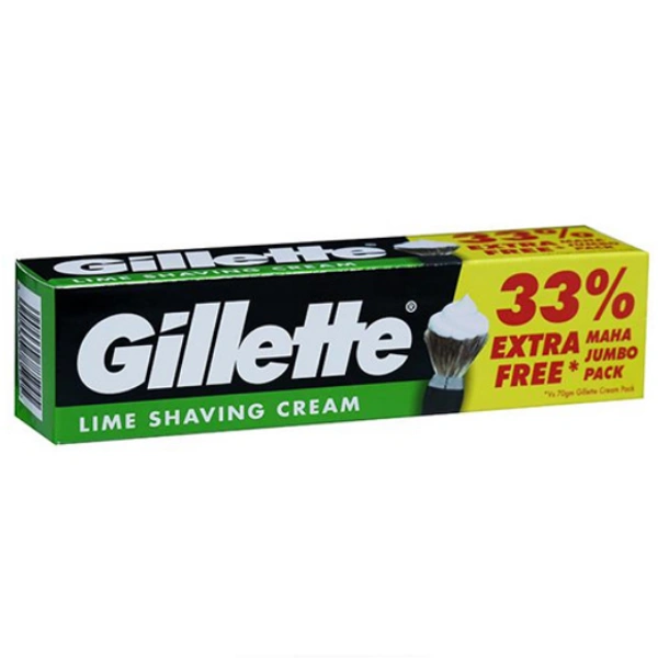 Gillette Lime Shaving Cream(Free 33% Extra) 70 g 