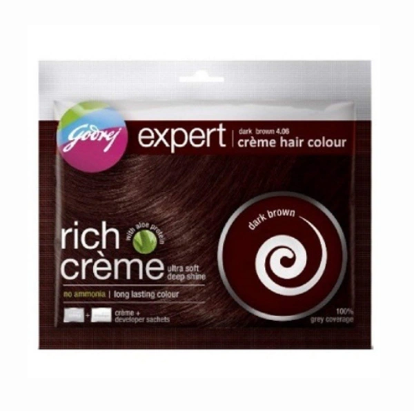 Godrej Expert Rich Creme Hair Colour Natural Brown 4.00 20 g 